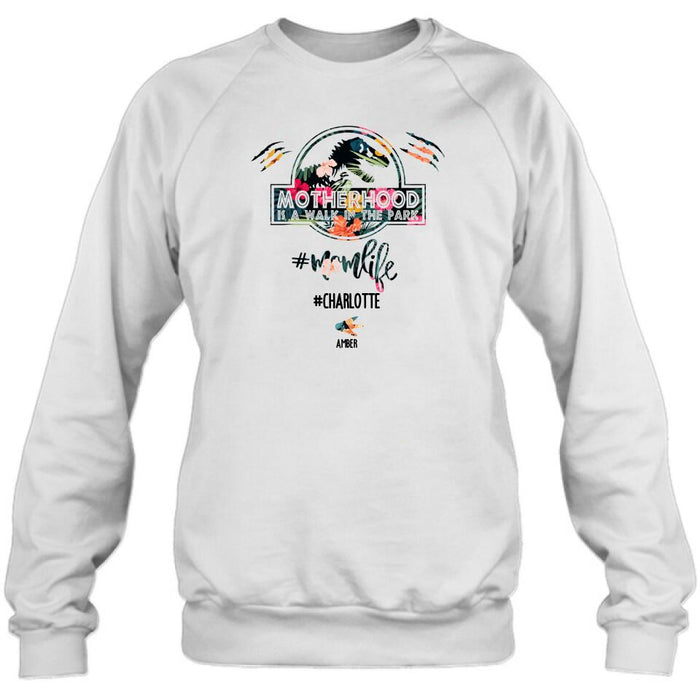 Personalized Mama Dinosaur T-Shirt - Best Gift For Mothers - 2QCGS1