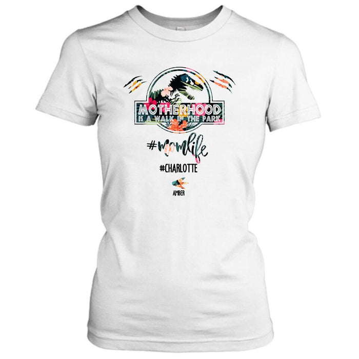 Personalized Mama Dinosaur T-Shirt - Best Gift For Mothers - 2QCGS1
