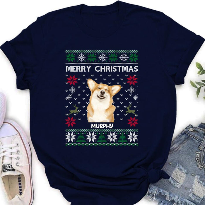 Personalized Dog Sweatshirt - Best Gift For Dog Lover - Merry Christmas