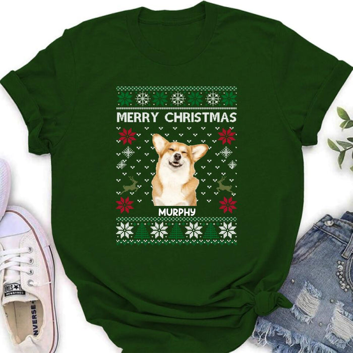 Personalized Dog Sweatshirt - Best Gift For Dog Lover - Merry Christmas