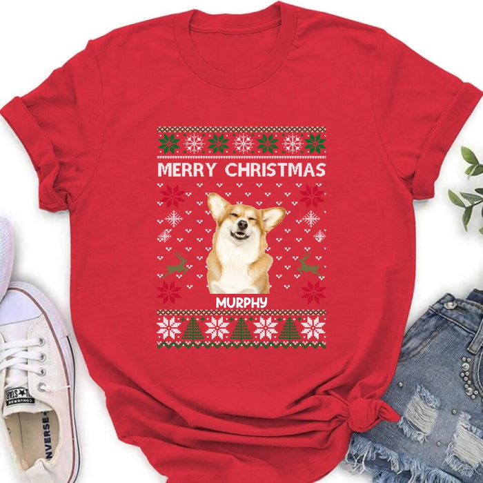 Personalized Dog Sweatshirt - Best Gift For Dog Lover - Merry Christmas