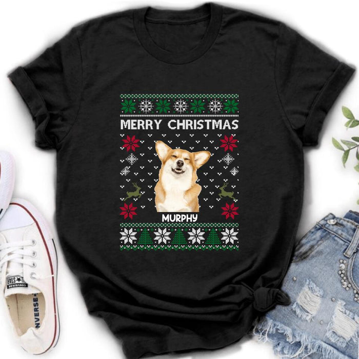 Personalized Dog Sweatshirt - Best Gift For Dog Lover - Merry Christmas