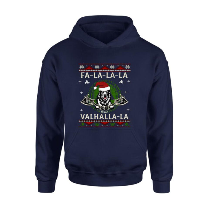 Personalized Viking Xmas Dog Ugly Sweatshirt/Hoodie - Up to 4 Dogs - Best Gift For Dog Lover