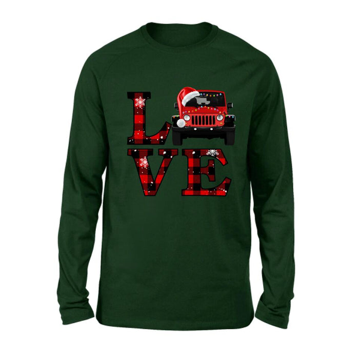 Personalized Love Off-road Car Sweatshirt - Christmas Gift Idea For Off-road Lovers