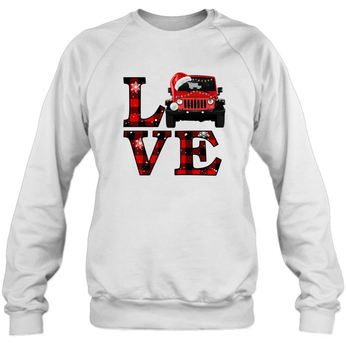 Personalized Love Off-road Car Sweatshirt - Christmas Gift Idea For Off-road Lovers