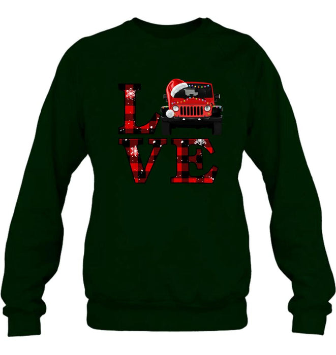 Personalized Love Off-road Car Sweatshirt - Christmas Gift Idea For Off-road Lovers