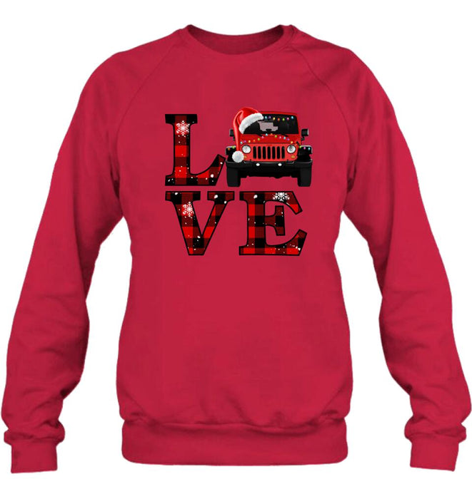 Personalized Love Off-road Car Sweatshirt - Christmas Gift Idea For Off-road Lovers