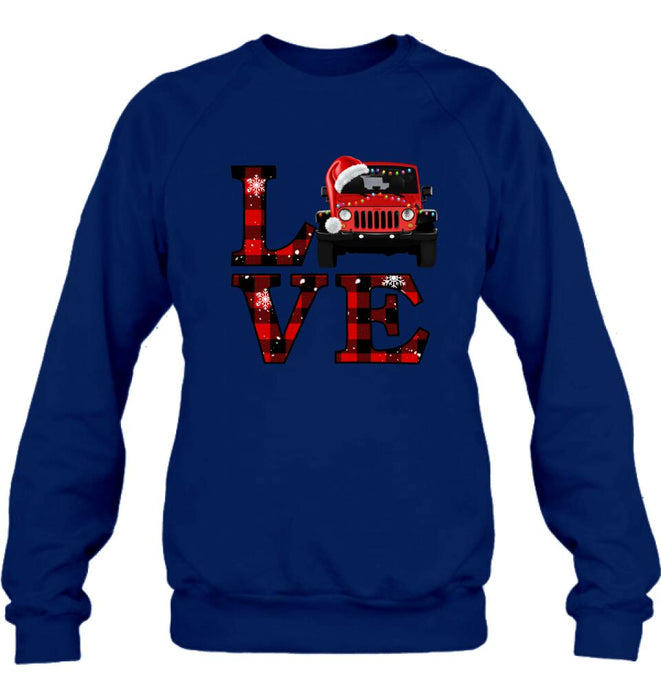 Personalized Love Off-road Car Sweatshirt - Christmas Gift Idea For Off-road Lovers