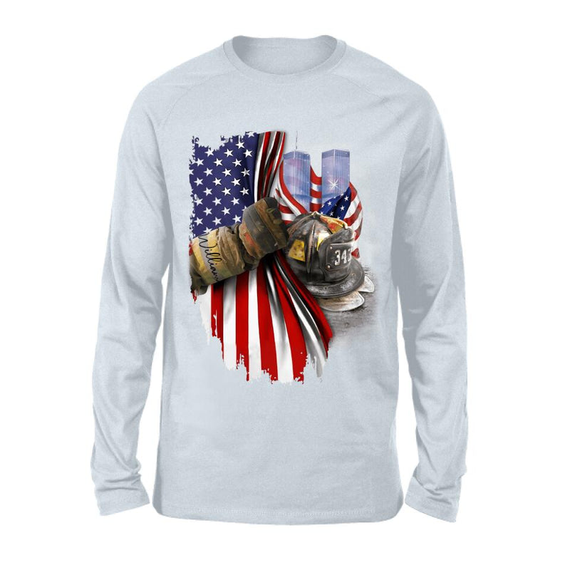 Personalized Fire Fighter Shirt/Hoodie - Gift Idea For 4th Of July Day