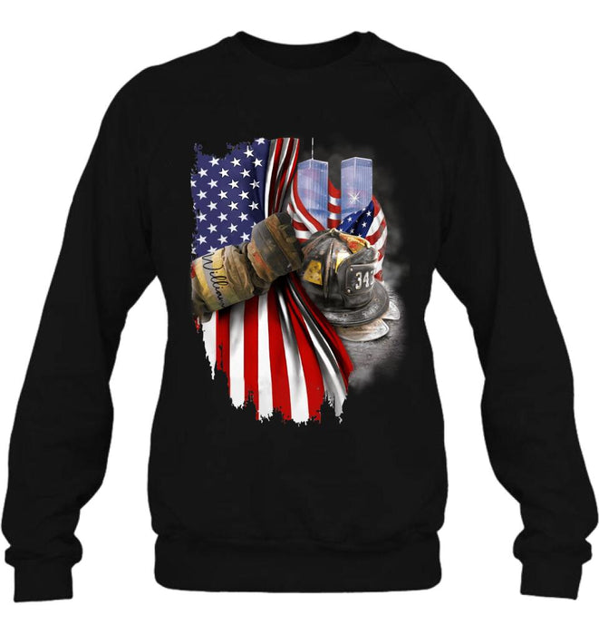 Personalized Fire Fighter Shirt/Hoodie - Gift Idea For 4th Of July Day