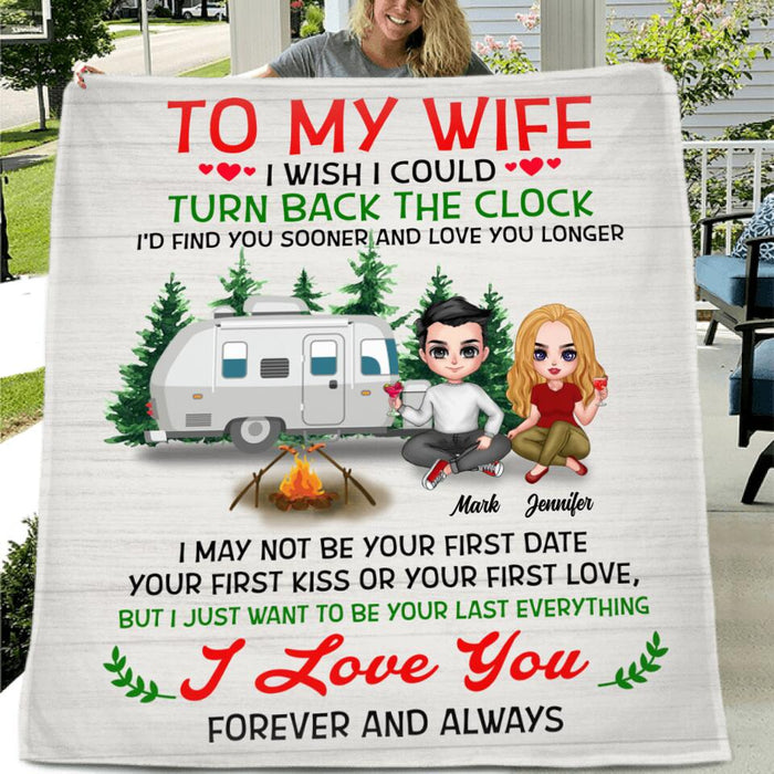 Personalized To My Wife Pillow Cover/Fleece Blanket/Quilt - Gift For Wife/Husband - I Love You Forever And Always