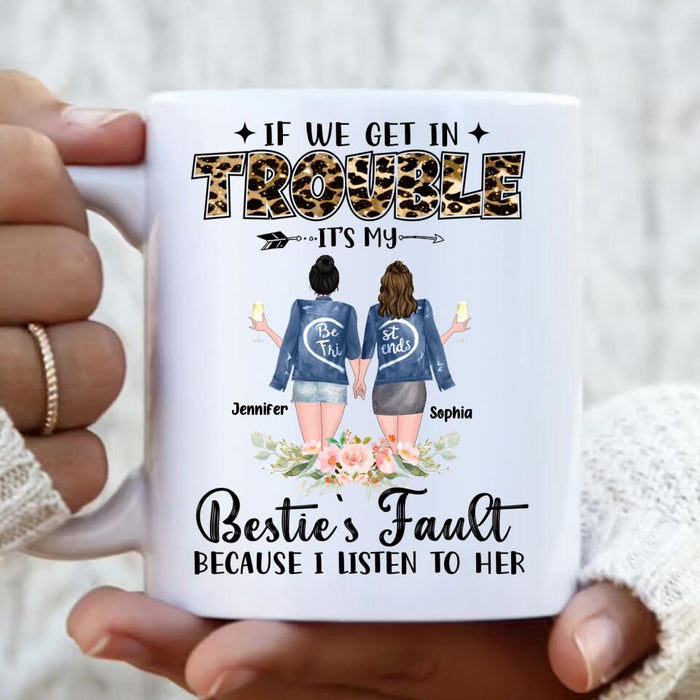 Personalized Bestie Coffee Mug - Best Friend Birthday Gift Funny