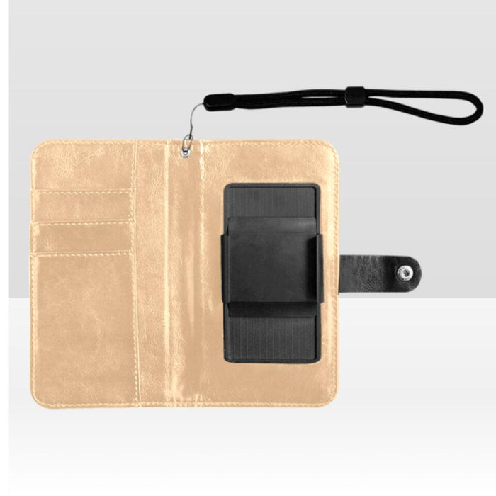 Personalized Grandma Flip Leather Purse - Up to 3 Kids - This Grandma Loves Her Grandkids To The Moon And Back