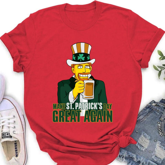 Personalized St. Patrick's Day Shirt - Make St. Patrick's Day Great Again