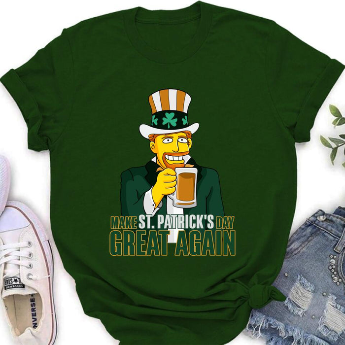 Personalized St. Patrick's Day Shirt - Make St. Patrick's Day Great Again