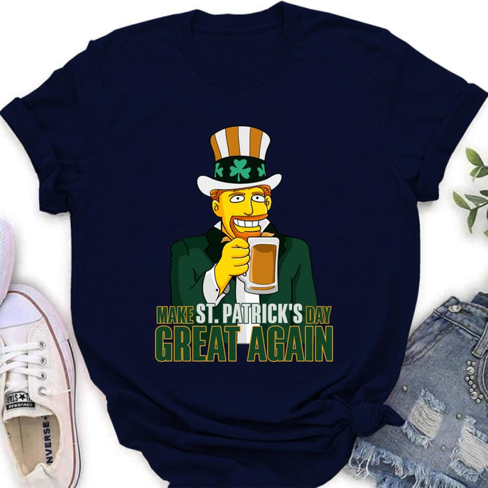 Personalized St. Patrick's Day Shirt - Make St. Patrick's Day Great Again