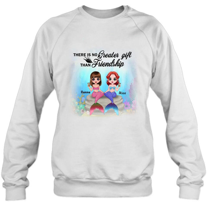 Personalized Mermaid Friends/Sister Shirt - Gift Idea For Mermaid Lover - There Is No Greater Gift Than Friendship