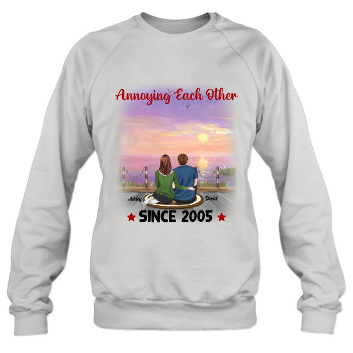 Personalized Annoying Couple T-Shirt - Gift Idea For Couple - Annoying Each Other For Valentine's Day