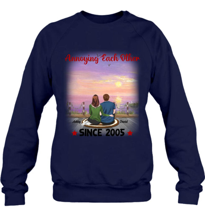 Personalized Annoying Couple T-Shirt - Gift Idea For Couple - Annoying Each Other For Valentine's Day