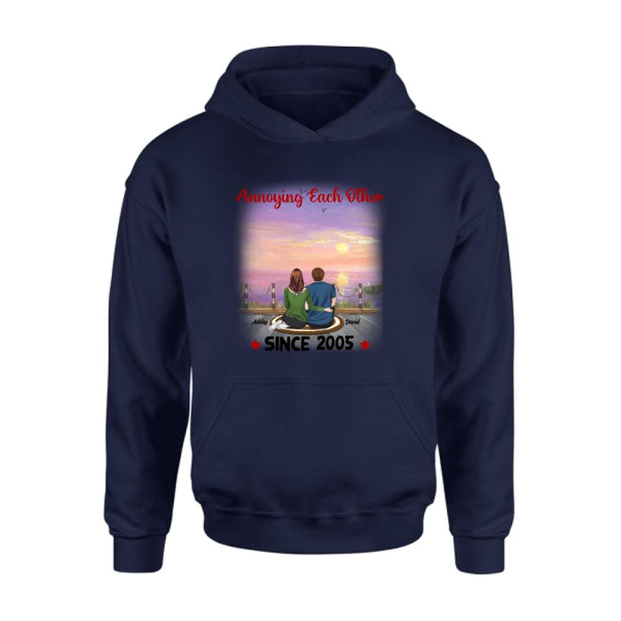 Personalized Annoying Couple T-Shirt - Gift Idea For Couple - Annoying Each Other For Valentine's Day