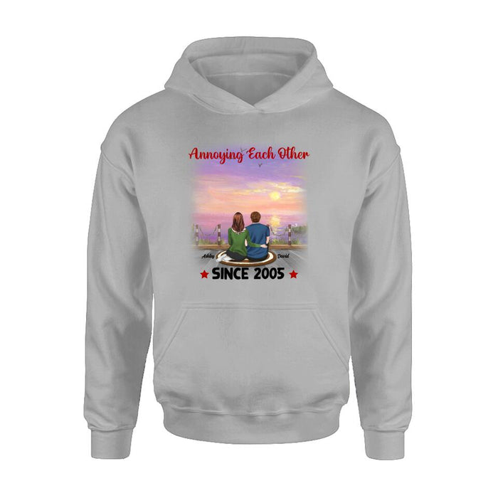 Personalized Annoying Couple T-Shirt - Gift Idea For Couple - Annoying Each Other For Valentine's Day