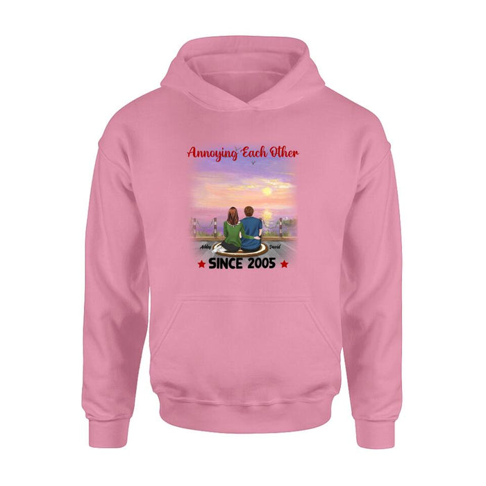 Personalized Annoying Couple T-Shirt - Gift Idea For Couple - Annoying Each Other For Valentine's Day