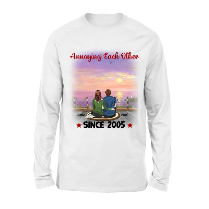 Personalized Annoying Couple T-Shirt - Gift Idea For Couple - Annoying Each Other For Valentine's Day