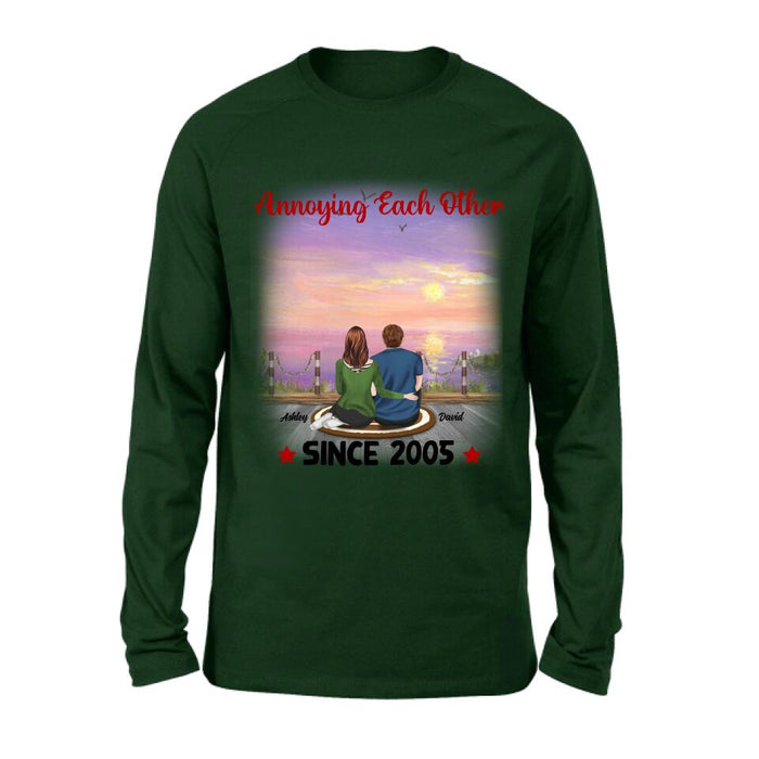 Personalized Annoying Couple T-Shirt - Gift Idea For Couple - Annoying Each Other For Valentine's Day