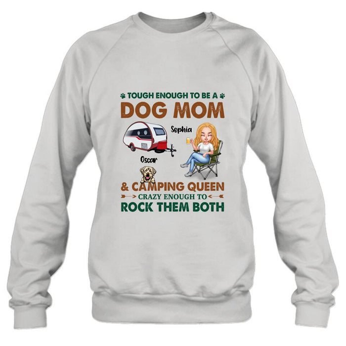 Personalized Camping With Dogs Shirt - Up to 5 Dogs - Best Gift For Dog Lovers - I Like Camping And Dogs And Maybe 3 People