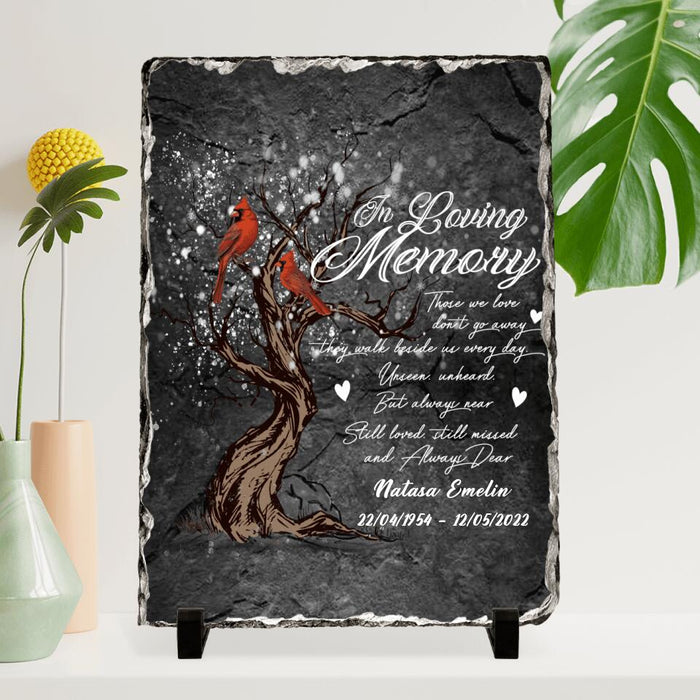 Personalized Vertical Lithograph - Memorial Best Gift Idea - They Walk Beside Us Everyday