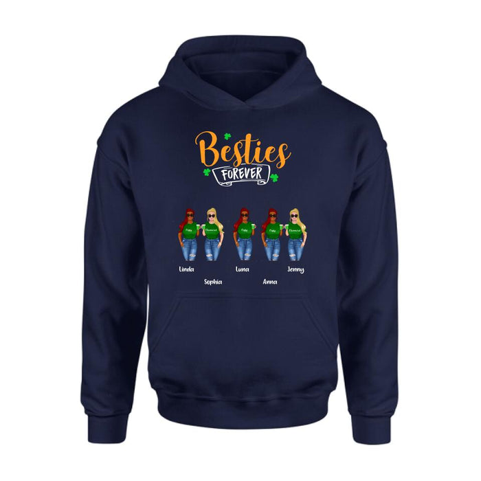 Personalized Drunker Half Shirt - Up to 5 People - Gift Idea For St Patrick's Day - She Is My Drunker Half