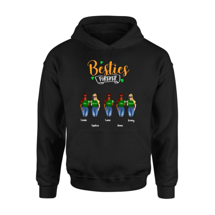 Personalized Drunker Half Shirt - Up to 5 People - Gift Idea For St Patrick's Day - She Is My Drunker Half