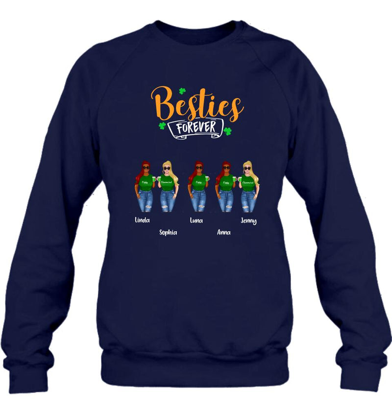 Personalized Drunker Half Shirt - Up to 5 People - Gift Idea For St Patrick's Day - She Is My Drunker Half