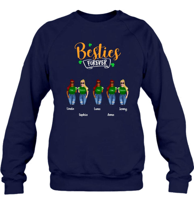 Personalized Drunker Half Shirt - Up to 5 People - Gift Idea For St Patrick's Day - She Is My Drunker Half