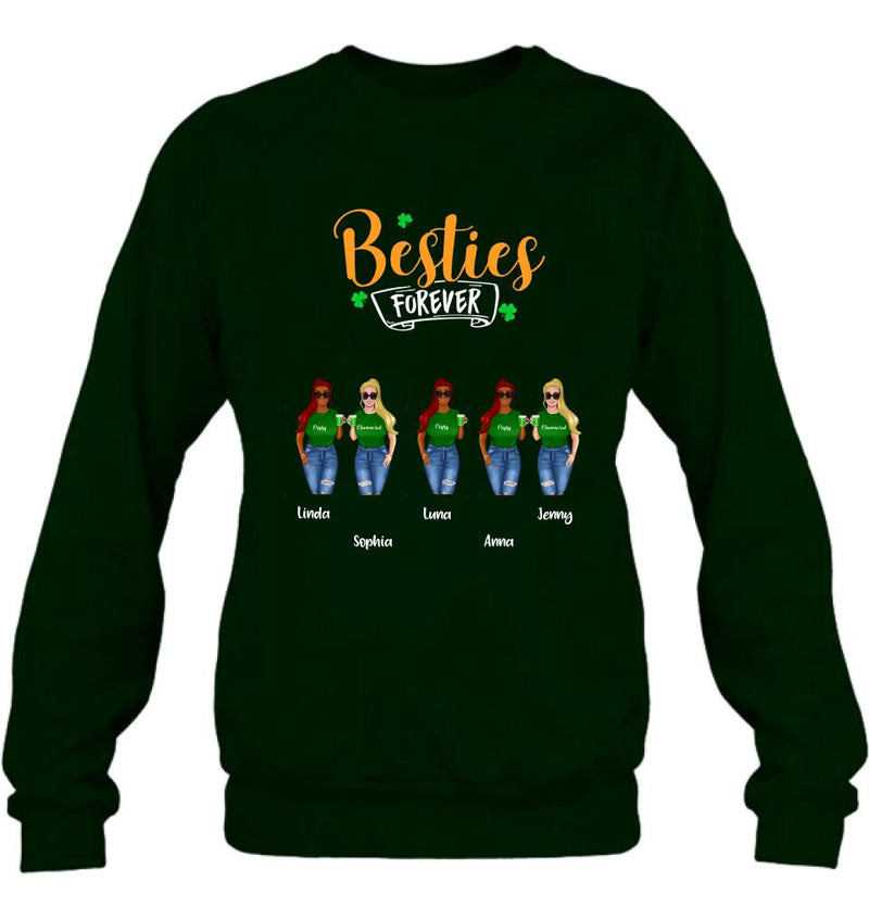 Personalized Drunker Half Shirt - Up to 5 People - Gift Idea For St Patrick's Day - She Is My Drunker Half