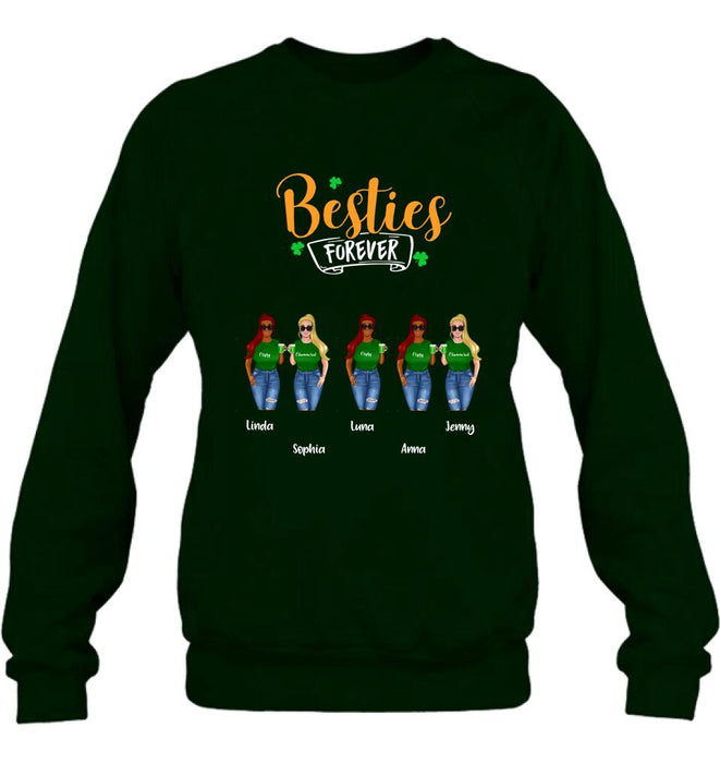 Personalized Drunker Half Shirt - Up to 5 People - Gift Idea For St Patrick's Day - She Is My Drunker Half