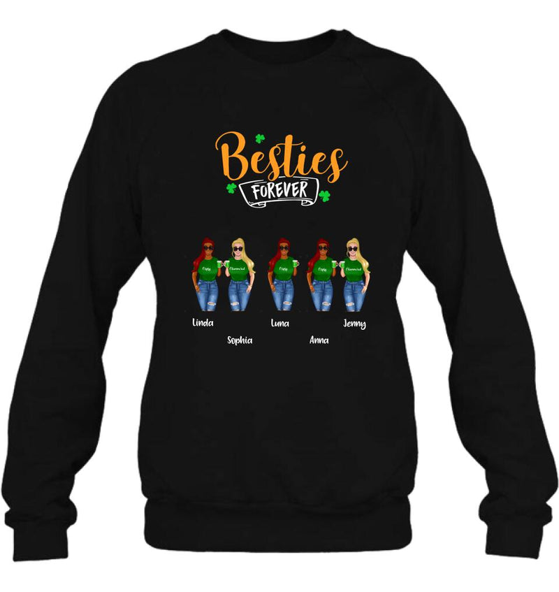 Personalized Drunker Half Shirt - Up to 5 People - Gift Idea For St Patrick's Day - She Is My Drunker Half