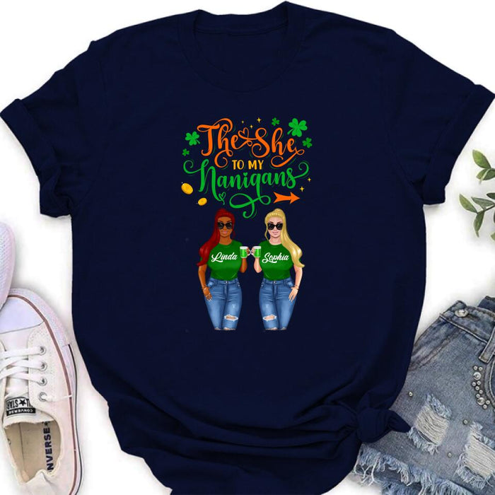 Personalized Friends Shirt - Gift Idea For St Patrick's Day - The She To My Nanigans