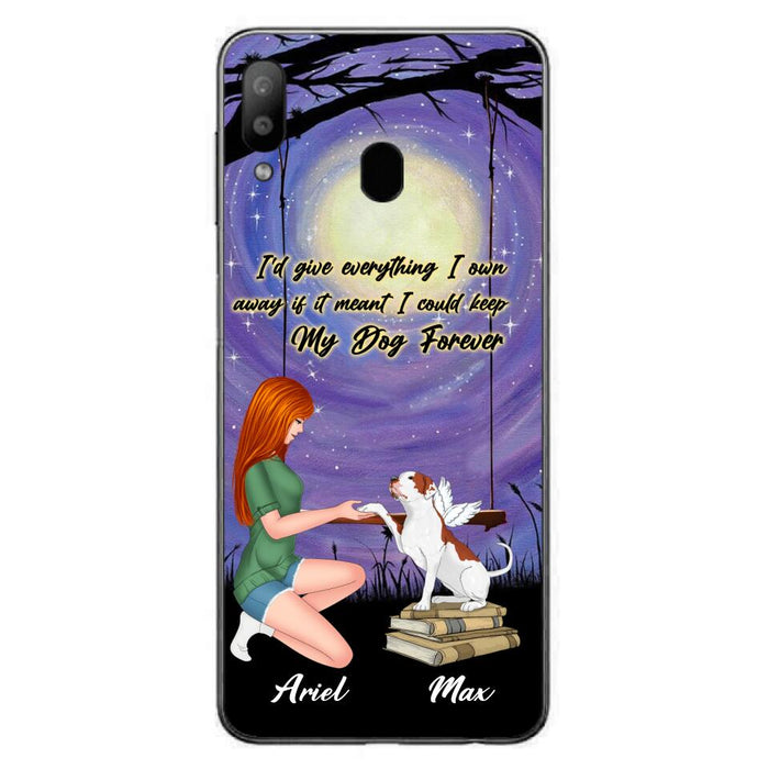 Custom Personalized Dog Mom Phone Case - Gift Idea For Dog Mom/ Dog Lover - When I Needed A Hand I Found Your Paw - Case For iPhone And Samsung