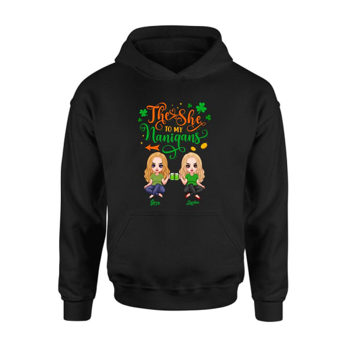 Personalized Friends Shirt - Gift Idea For St Patrick's Day - The She To My Nanigans