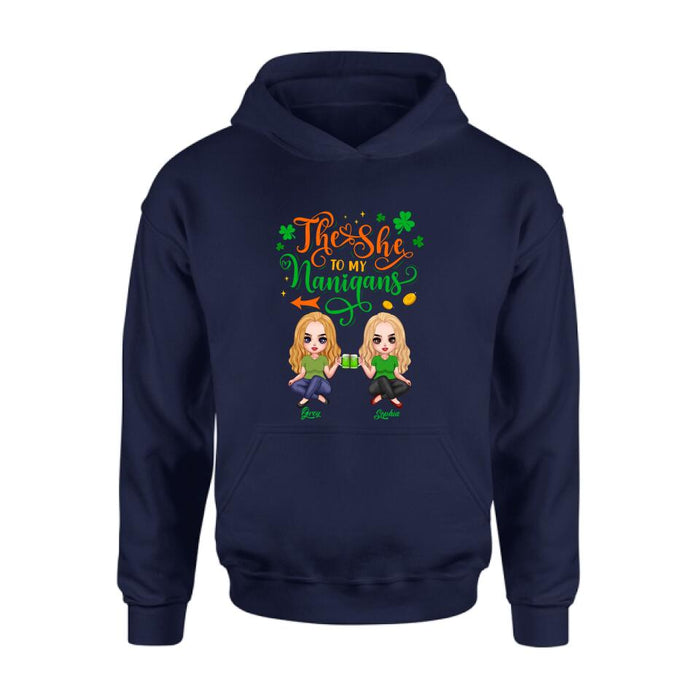 Personalized Friends Shirt - Gift Idea For St Patrick's Day - The She To My Nanigans