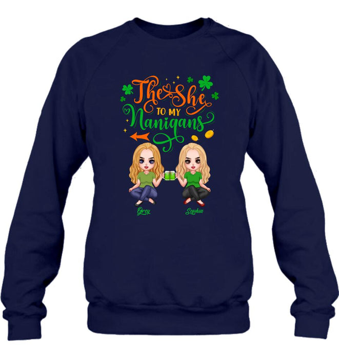 Personalized Friends Shirt - Gift Idea For St Patrick's Day - The She To My Nanigans