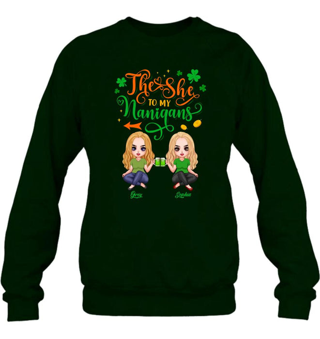 Personalized Friends Shirt - Gift Idea For St Patrick's Day - The She To My Nanigans