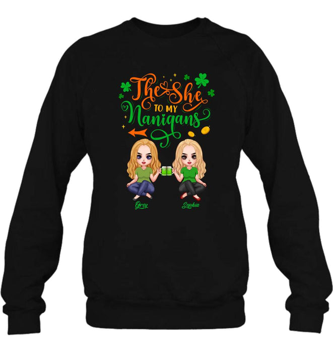 Personalized Friends Shirt - Gift Idea For St Patrick's Day - The She To My Nanigans