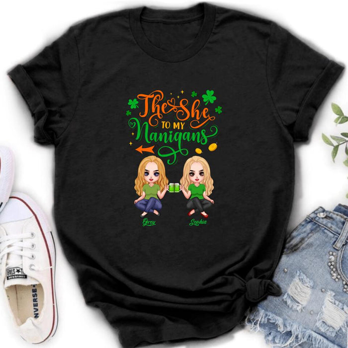 Personalized Friends Shirt - Gift Idea For St Patrick's Day - The She To My Nanigans