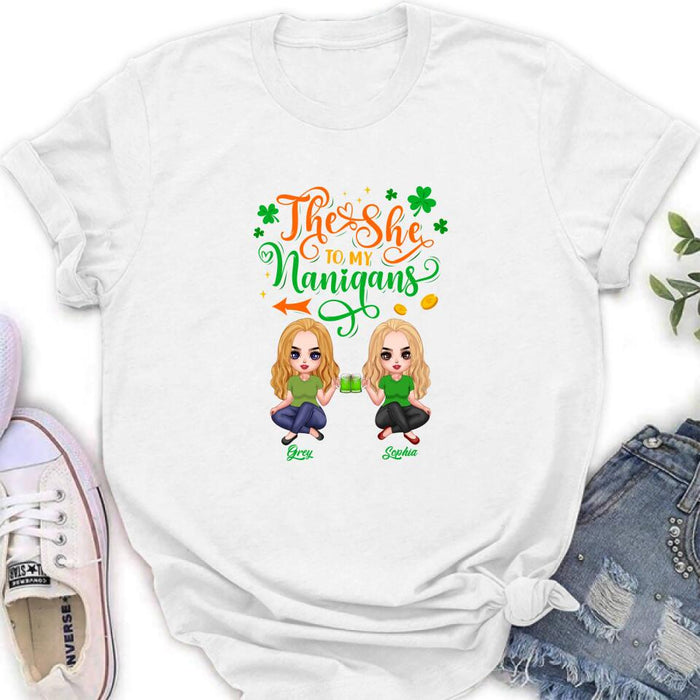 Personalized Friends Shirt - Gift Idea For St Patrick's Day - The She To My Nanigans