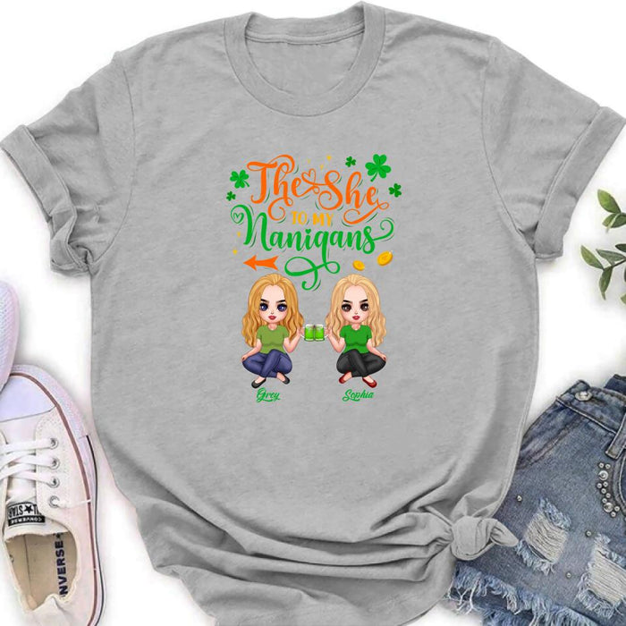 Personalized Friends Shirt - Gift Idea For St Patrick's Day - The She To My Nanigans