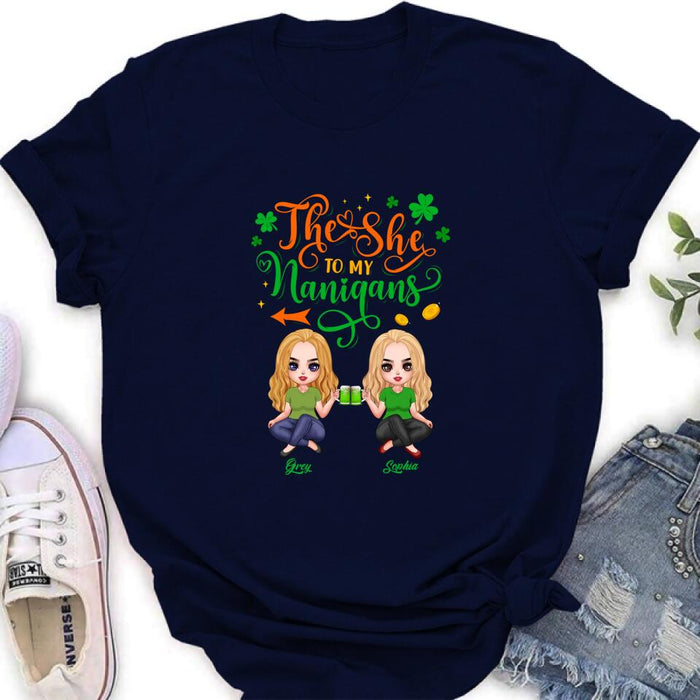 Personalized Friends Shirt - Gift Idea For St Patrick's Day - The She To My Nanigans
