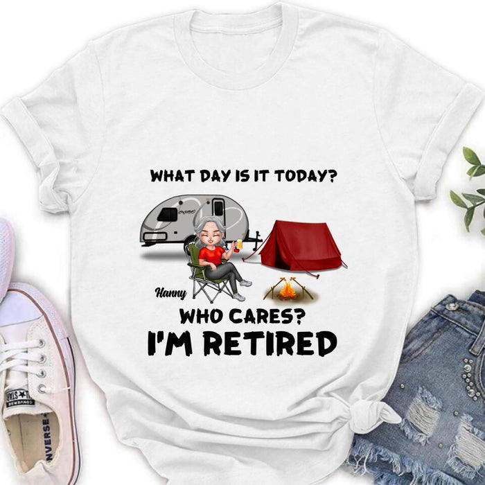 Personalized Grandma Camping Shirt/Pullover Hoodie - Gift Idea For Grandma/Camping Lover - Grammingo Like A Normal Grandma Only More Awesome