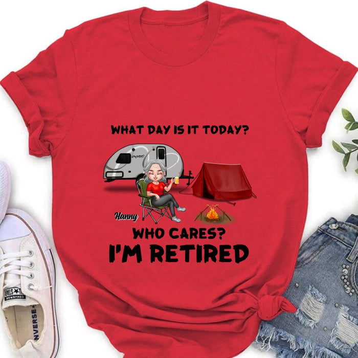 Personalized Grandma Camping Shirt/Pullover Hoodie - Gift Idea For Grandma/Camping Lover - Grammingo Like A Normal Grandma Only More Awesome
